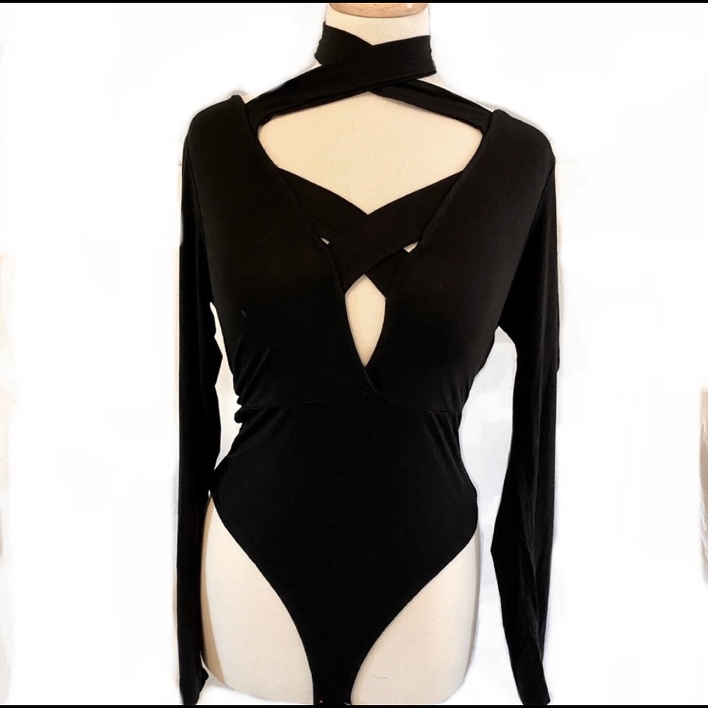 Fashion Nova Black Bodysuit